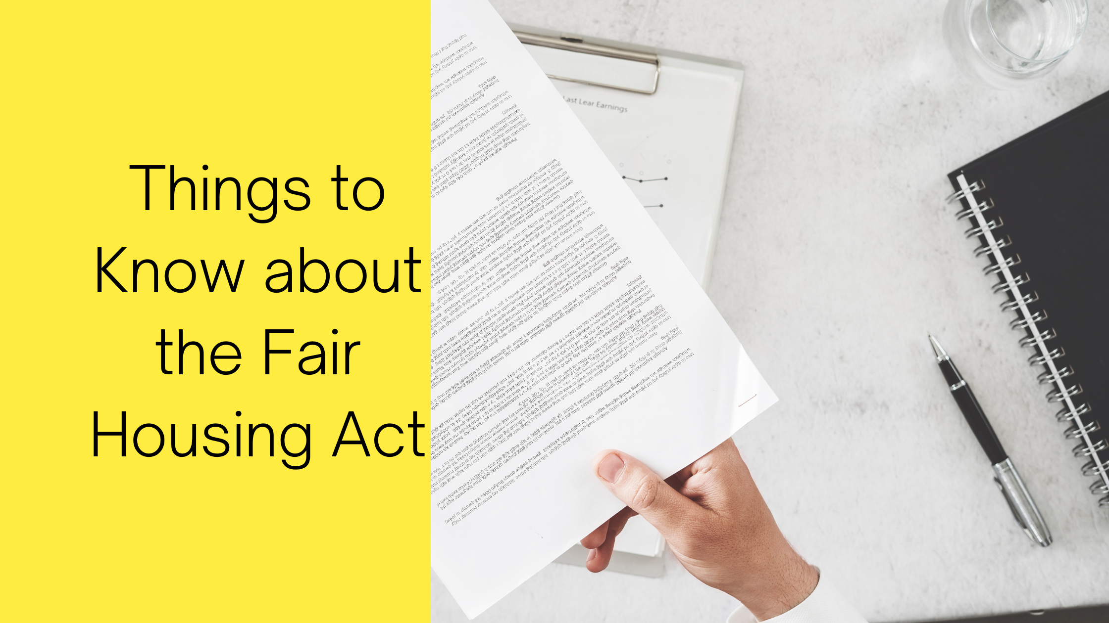 Things to Know about the Fair Housing Act